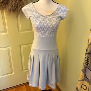 KELLY LANE Canoe Print Cap Sleeve Dress size S